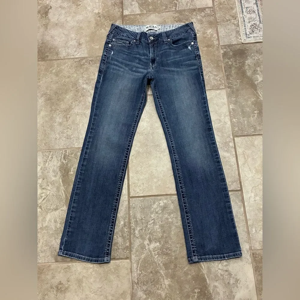 Ariat Real Denim Women’s Bootcut Jeans 32x32 Mid Rise Stretch EUC